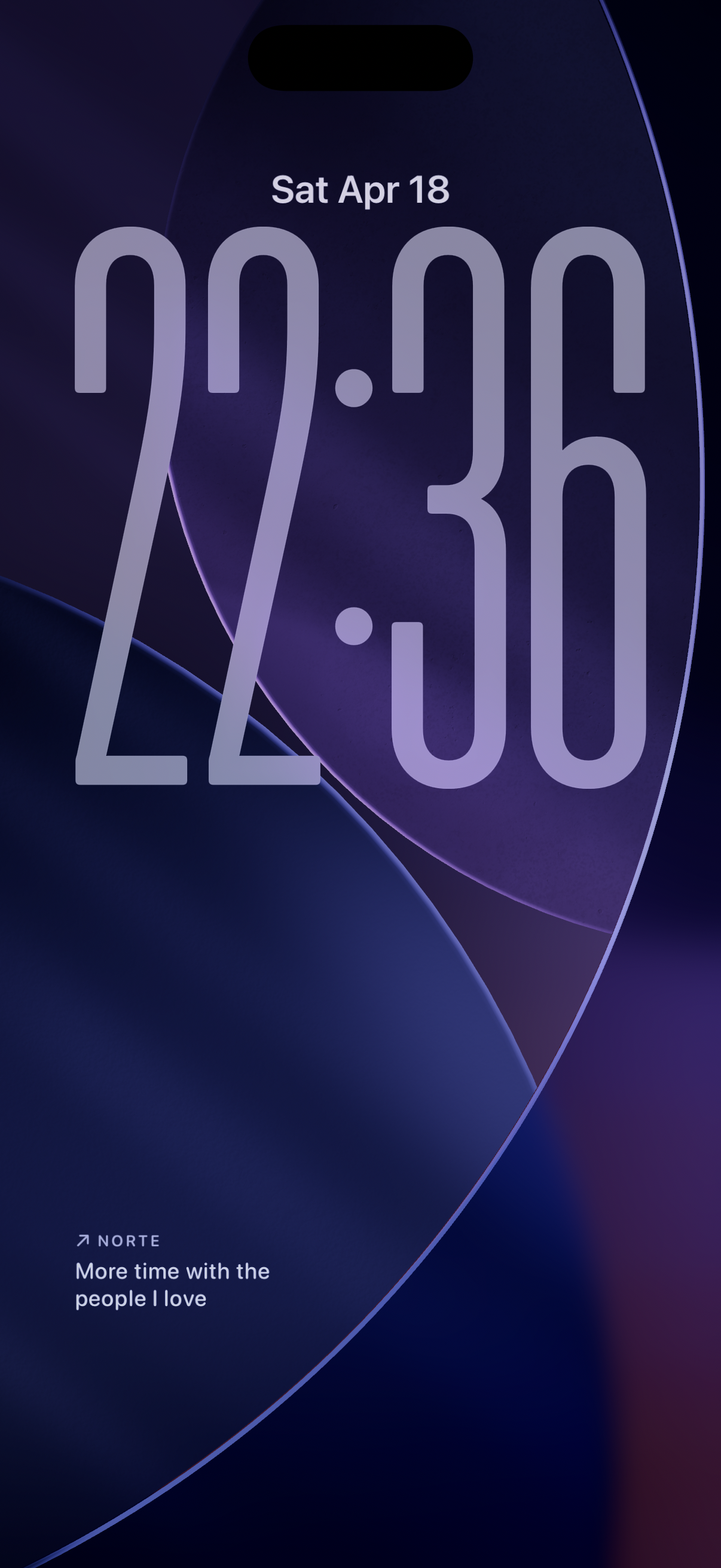 iPhone Lock Screen Norte