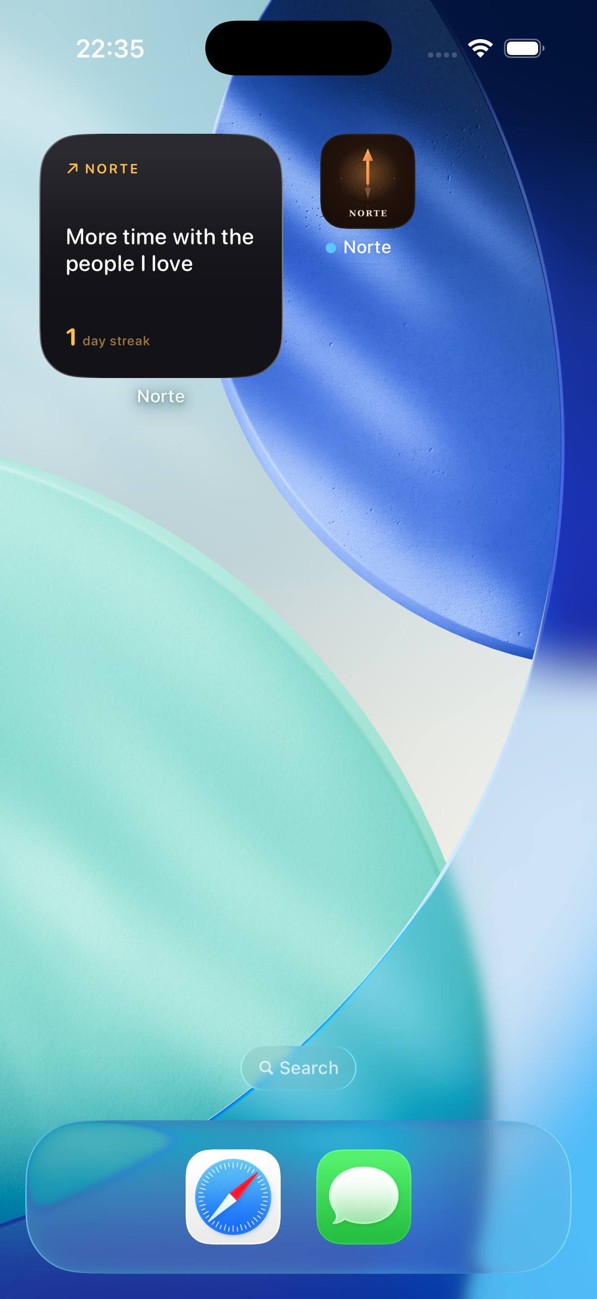 iPhone Home Screen Norte